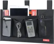 Hanging Bedside Caddy, Bedside Storage Organizer for Magazine, Phone