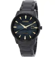Citizen Eco-Drive Galaxy Black Dial Sapphire Men's Watch BM7595-89E