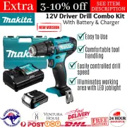 Makita DF333DWY Cordless Drill Driver 12V Kit w/ LED Light Keyless Chuck Trigger