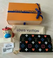 New Louis Vuitton Game On Black Heart Monogram LV Zippy Wallet Pharrell Virgil