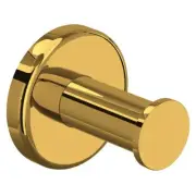Rohl LO7ULB Lombardia Wall Mount Single Robe Hook UNLACQUERED BRASS New!