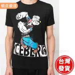 2024 ICEBERG男士POPEYE 男女純棉短袖T恤