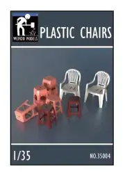 WEIRDO MODELS 1/35 Plastic chairs #No.35004