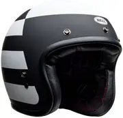 Bell Custom 500 Parlor, open face helmet , color: Matt Black/White , size: XL