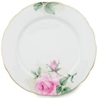 Grace Rose Bouquet Bone China Gold Trimmed Salad /Dessert Plates, Set of 4