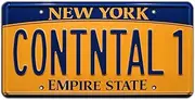 John Wick: Chapter 2 | Continental 1 | Metal Stamped License Plate