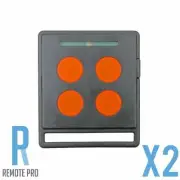 2 x Nice/MHouse Genuine Garage/Gate Remote ECCO5BO FILO 400