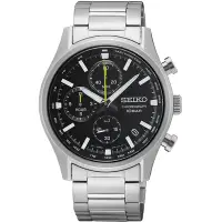 在飛比找Yahoo奇摩購物中心優惠-SEIKO精工 CS 三眼計時紳士手錶 送禮首選-39.5m