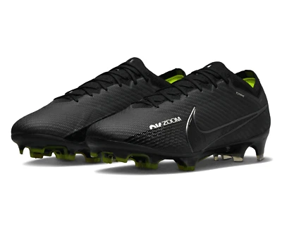 Nike Zoom Mercurial Vapor 15 Elite FG Black Football Soccer Boots Mens US7.5