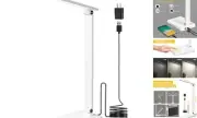 LED Desk Lamp for Home Office, 3 Levels Dimmable Desk Light with USB Charging