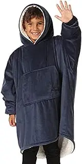[THE COMFY] Original | Oversized Microfiber & Sherpa Wearable Blanket, Seen On Shark Tank, One Size Fits All