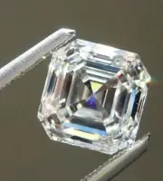 CVD Certified 5 Ct Lab Grown Diamond Asscher D Color Loose VVS1 For Ring Jewelry
