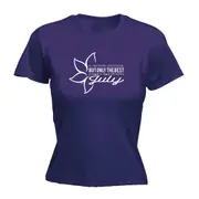 July Birthday All Women Are Created Equal - Funny Novelty Womens T-Shirt T Shirt Tshirt