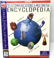 1996 Jones Telecommunications & MultiMedia Encyclopedia Software Windows Mac PC