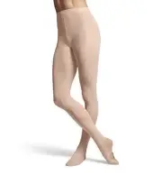 Bloch womens Ladies contoursoft adaptatoe tights, Salmon, Small-Medium
