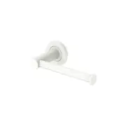 Fienza Toilet Roll Holder Square Plate Matte White Kaya 82803MW