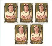 2024 Topps Allen & Ginter #277 JACKSON HOLLIDAY BALTIMORE ORIOLES RC 10 Card LOT