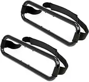 2x Car Tissue Box Holder - Plastic and Elastic Napkin Hanging Organiser Device