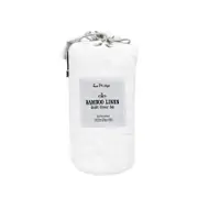 Bas Phillips Bamboo Linen White Quilt Cover Set