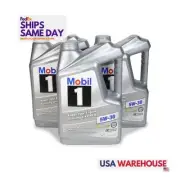 Mobil 1 124317, Set of 3 5W30 Synthetic Oil Case 3X5 Qt Bottles Dexos Performanc
