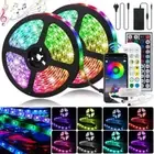 1-30m RGB LED Strip Lights IP65 Waterproof 5050 APP/IR Controller 12V