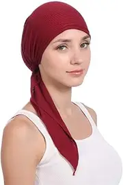 Women Stretch Print Sleep Turban Hat Headwear Scarf Chemo Cap for Cancer Hair Loss Women Head Scarf Turbans