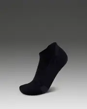 Vectr Cushion No Show Socks, 2XU, L, Black/Titanium, Unisex