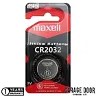 Maxell CR2032 3V Lithium Coin Button Battery - DL2032 ECR2032 KCR2032 BR2032