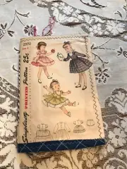 Altered Vintage Simplicity Pattern 2970, Little Girl's Dresses