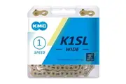 KMC K1 1-8 Wide Gold Single Speed Chain