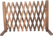 Expandable Wood Fence Foldable Garden Screen Panel Freestanding Garden Gate Latt