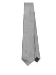 [Canali] silk tie One Size Grey