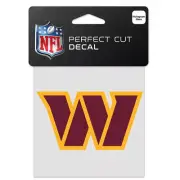 NFL Washington Commanders Sticker Perfect Cut Decal 10x10cm Logo 032085631022