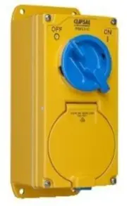Clipsal SWITCHED SOCKET OUTLET CLIWMC320 250V 20A 1-Gang, Cast Aluminium