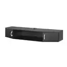 Floating TV Stand Wall Mounted TV Shelf Wood Media Console Under TV Cabinet