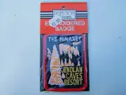 VINTAGE THE MINARET JENOLAN CAVES RESORT EMBROIDERED SOUVENIR PATCH WOVEN BADGE