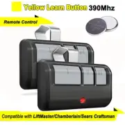 Compatible Remote Control Yellow Learn Button For Liftmaster Sears 891LM 893LM