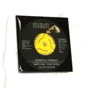 DARYL HALL JOHN OATES Drink Coaster from Original 45 rpm Record