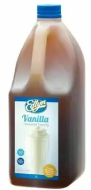 Edlyn Vanilla Flavoured Topping 3L Syrup Milkshake Thickshake