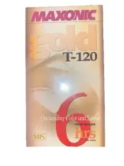 Maxonic Gold T-120 6 hour blank VHS tape