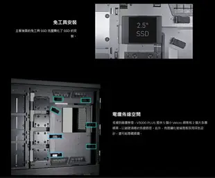 【最高現折268】LIAN LI 聯力 V3000 PLUS ATX／Mini-ITX 雙玻璃透側機殼/黑