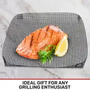 Exultimate Reusable Nonstick BBQ Grilling Basket Mesh Sheets Grilling