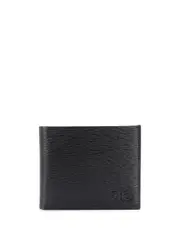 [Ferragamo] Gancini pebbled wallet One Size Black