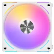 Lian Li Unifan AL120 V2 120mm 2000RPM ARGB PWM Fan White - 1 Pack
