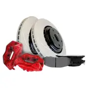 Front Disc Brake Calipers + Rotors + Pads for Toyota Celica ZZT231 1.8L 140KW