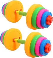 WHAMVOX 2pcs Adjustable Water Filled Dumbbells for Safe Weight Training Equipment for Active Play and Fitness Fun for Use