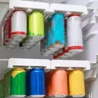 Fridge Space Saver Rack Dispenser Can Holder Organizer Beer Soda Storage Plastic