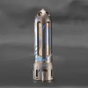 New Outdoor Hand Carved Titanium Waterproof Box Pill Case Storage Tank Portable