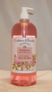 Crabtree & Evelyn Rosewater Bath & Shower Gel Body Wash - 33.8 oz