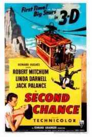 Second Chance Poster Bottom Robert Mitchum Linda Darnell OLD MOVIE PHOTO